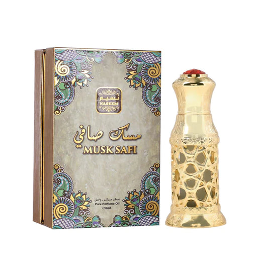 Musk safi attar 6ml Extracto de perfume NASEEM