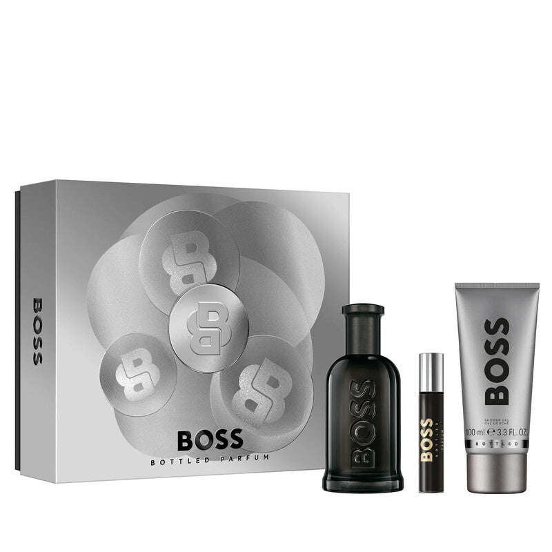 Boss Bottled Parfum 100ml + Perfumero 10ml + GEL de ducha 100ml Estuche