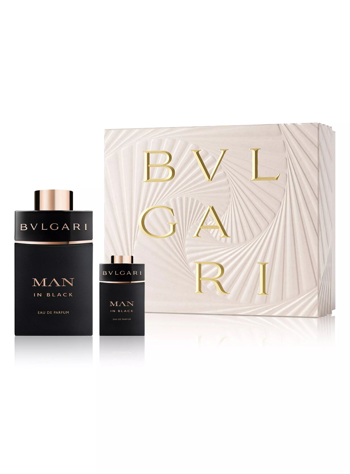 ESTUCHE BVLGARI MAN IN BLACK EDP 100ml + 15 ML TRAVEL