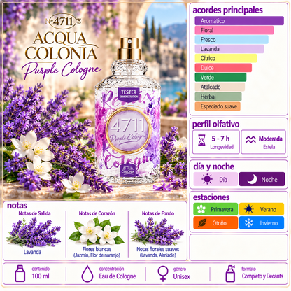4711 Remix Cologne Lavender Edition 100 ML TESTER