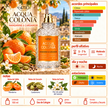 4711 Acqua Colonia Mandarine & Cardamom 170 ML TESTER