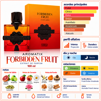 Forbidden fruit Aromatix Extrait de Parfum 100 ml French Avenue