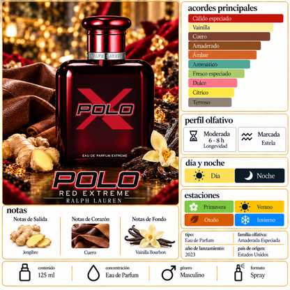 Polo Red Eau De Parfum Extreme Ralph Lauren 100 ml