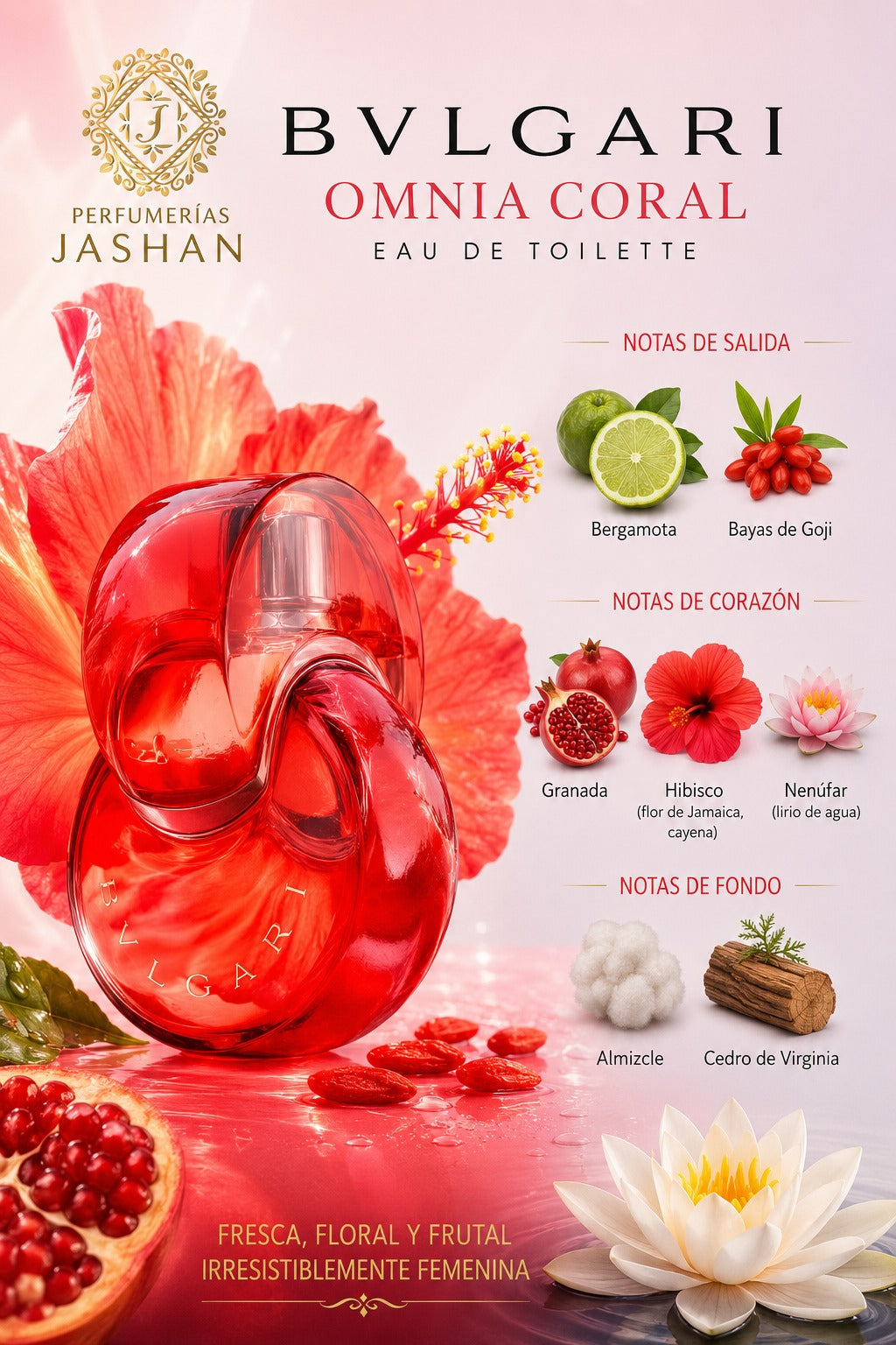 Coral Omnia Bvlgari 100 ML TESTER