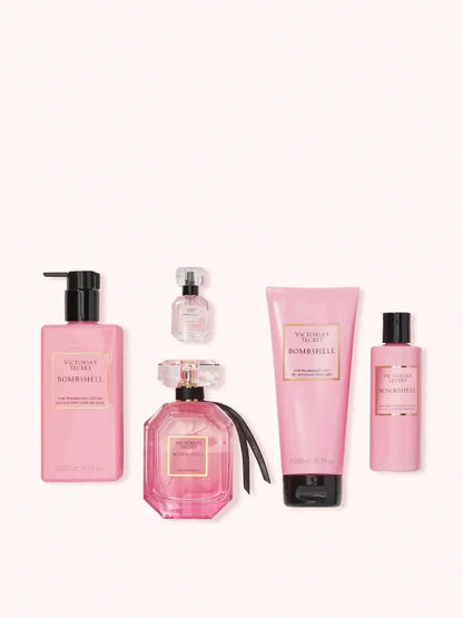 Victoria Secret Bombshell ESTUCHE 100ml + gel de ducha con aroma + 2 lociones y mini perfume