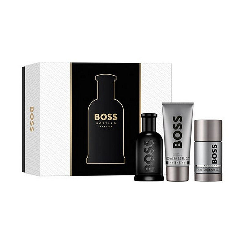 BOSS Bottled Parfum, 100ml + Gel de ducha + Desodorante