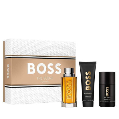BOSS The Scent  for men, 100ml, edt + Gel de Ducha 100ml + Desodorante 75ml